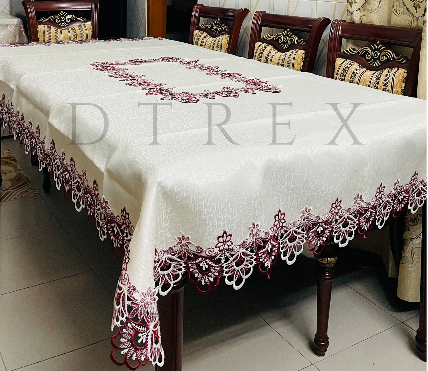 European Style Fabric Lace Tablecloth