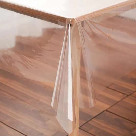 PVC Crystal Clear Tablecloth Protector