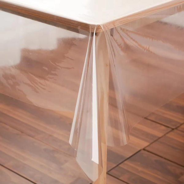 PVC Crystal Clear Tablecloth Protector