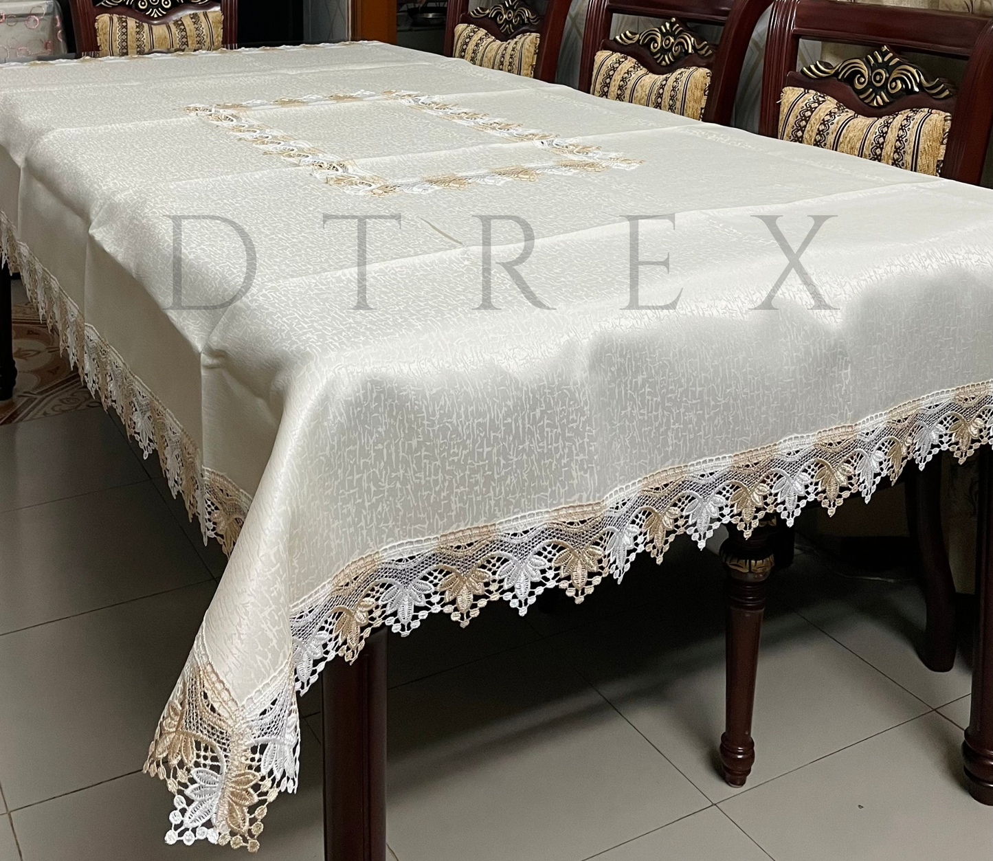 European-style Fabric Lace Tablecloth