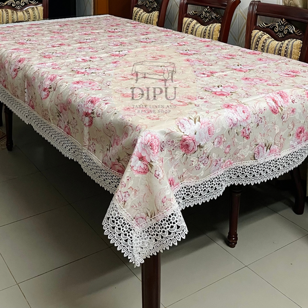 Colorful Floral Printed Tablecloth
