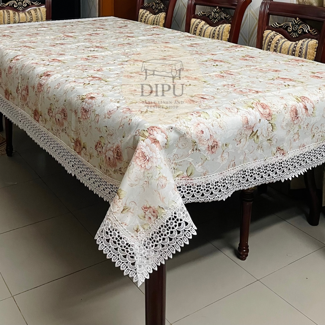 Colorful Floral Printed Tablecloth